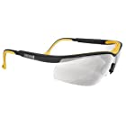 Dewalt DPG55-11C Clear Anti-Fog Protective Safety Glasses with Dual-Injected Rubber Frame and Temples