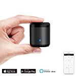 BroadLink IR Control Hub Works with Amazon Alexa, RM Mini3 Smart Home Wi-Fi Enabled Infrared Universal Remote Control, One for All Control ( Black Bean RMMINI3-EN )