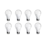 Philips LED Dimmable A19 Frosted Light Bulb: 800-Lumen, 2700-Kelvin, 9.5-Watt (60-Watt Equivalent), E26 Base, Soft White, 8-Pack