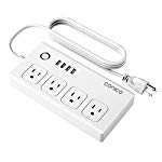 WiFi Smart Power Strip, Conico Smart Surge Protector with 4 USB Charging Ports and 4 Smart AC Plugs for Multi Outlets Power Socket Extension Cord, Compatible with Alexa, Voice Controlled by Echo