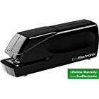 EX-25 Automatic Heavy Duty Electric Stapler – Includes Staples, AC Power Cable + Extended Warranty by EcoElectronix – Jam-Free 25 Sheet Full-Strip Staple Capacity, For Professional and Home Office Use