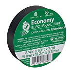 Duck Brand 3/4-Inch by 60 Feet Utility Vinyl Electrical Tape with Single Roll, Black 299006