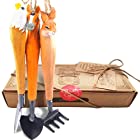 aGreatLife Gardening Hand Tool Set: Best Handcrafted Wooden Outdoor Accessories For Girls and Boys- Includes 3 Essential Garden Equipment