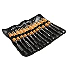 Professional Wood Carving Chisel Set – 12 Piece Sharp Woodworking Tools w/ Carrying Case – Great for Beginners by Tuma Crafts