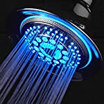 DreamSpa All Chrome Water Temperature Controlled Color Changing 5-Setting LED Shower-Head