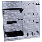 Wall Control 30-WGL-200GVB Galvanized Steel Pegboard Tool Organizer